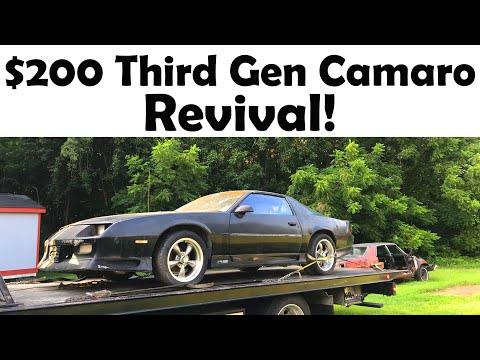 Yard Sale Third Gen Camaro Revival - From Dead To Driving!