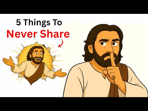 God Said Never Tell These 5 Things To Anyone