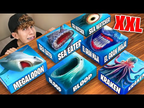 NEVER OPEN ALL MYSTERY BLOOP SEA EATER EL GRAN MAJA BOXES at 3 AM!!