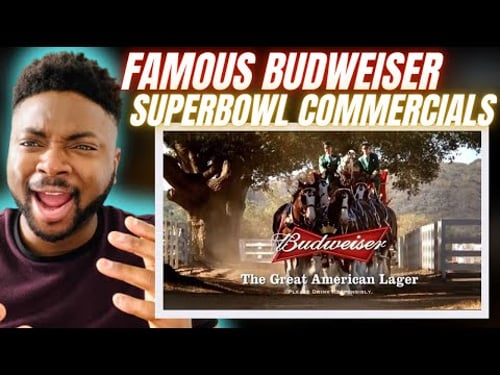 🇬🇧BRIT Reacts To THE MOST FAMOUS BUDWEISER SUPER BOWL COMMERCIALS!