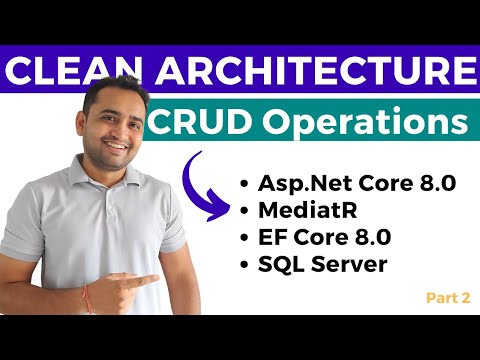 Asp.Net Core Web API CRUD Operations using Entity Framework Core and SQL Server | CLEAN Architecture