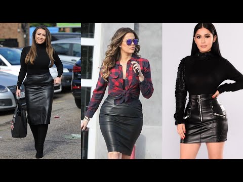 How to Style a Leather Mini Skirt | Trendy Casual to Party Outfit Ideas