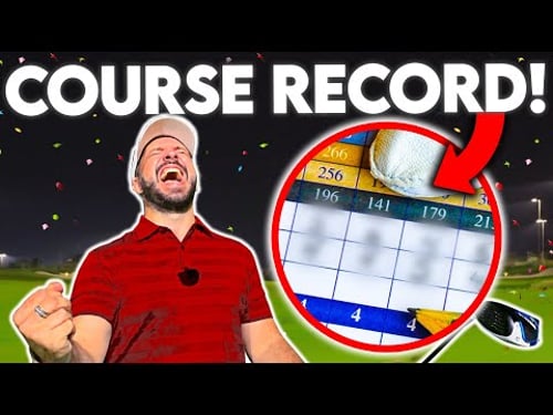 Setting a NEW COURSE RECORD at Night