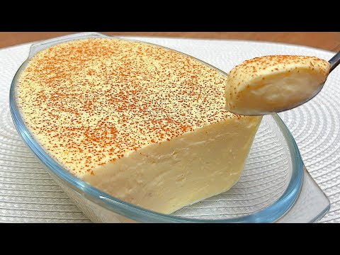 Hausgemachtes Dessert in 5 Minuten, das auf der Zunge zergeht! Kein Backen oder Gelatine!