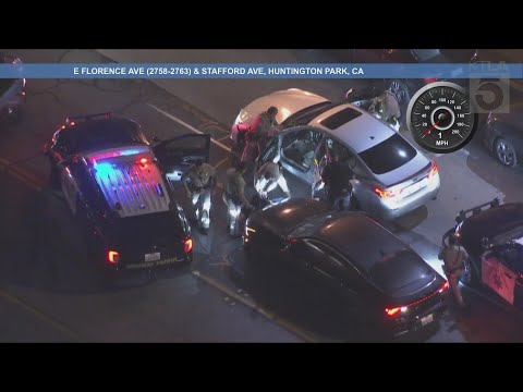 Police pursue high-speed suspect in L.A. County | Los Angeles Car Chases