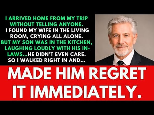 I Came Home Early To My Wife Crying, But My Son Was Laughing With His In-Laws...