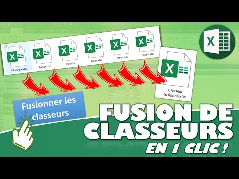 Comment fusionner plusieurs classeurs sur Excel en 1 clic ?