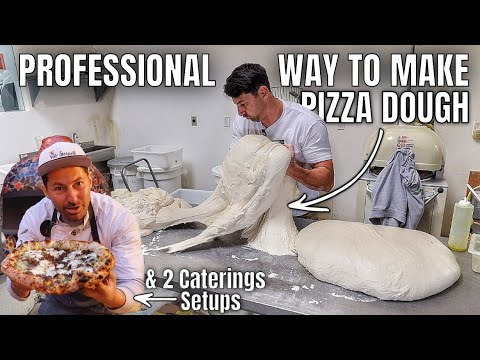 300 PIZZAS - 2 CATERINGS, THIS IS HOW'S DONE!