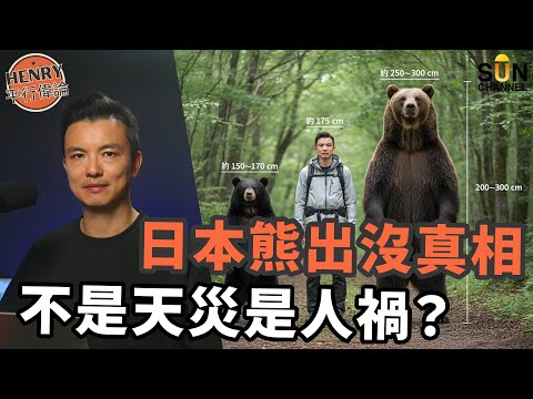 日本陷入史上最恐怖熊災!熊衝學校、超市、機場 政府竟規定「兩米內才可開槍」?!|地方獵人罷工的背景與原因|日本「人熊之戰 」全面展開,日本應該如何實現與熊的和諧共處?|#33 Henry 平行偉論