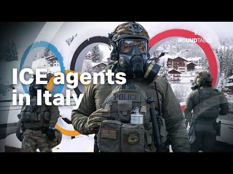 Why are ICE agents at the Winter Olympics in Italy?