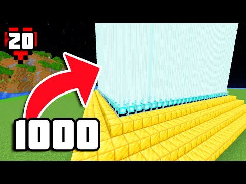 I Made 1000 Beacons in Minecraft Hardcore!
