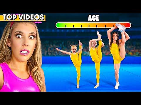 This GYMNASTICS Challenge Ages You FAST! 😂 | Rebecca Zamolo