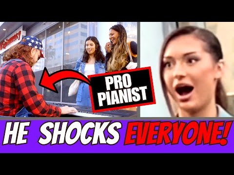 Pro Pianist Goes in Disguise - Shocks EVERYONE (Top 20 Reactions)