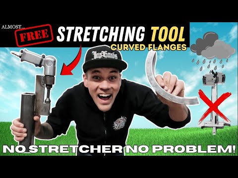 EASY 2 MAKE! DIY STRETCHER TOOL! HOW-TO Make "REVERSE"CURVED FLANGES on SHEET METAL