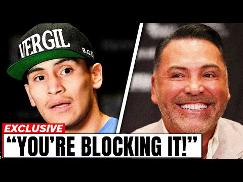 Vergil Ortiz FREAKS OUT On Oscar De La Hoya For Blocking The Ennis Fight