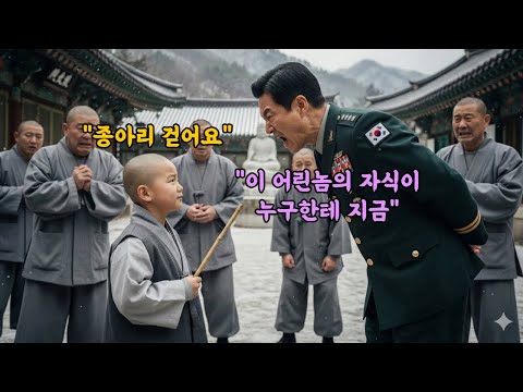 "법당에서 안하무인으로 전화 받던 꼰대 군단장, 꼬마 스님의 "종아리 걷어" 한마디에 무릎 꿇고 싹싹 빌게 된 사연."