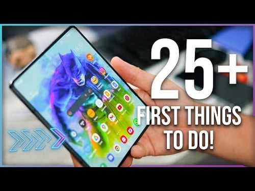 Samsung Galaxy Z Fold - First 25 Things To Do ( TIPS & TRICKS )