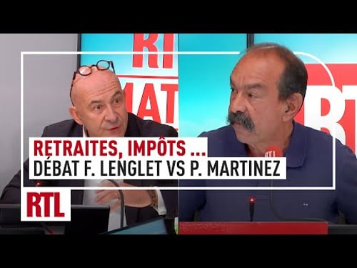 Retraites, impôts ... Le débat entre François Lenglet et Philippe Martinez (intégrale)