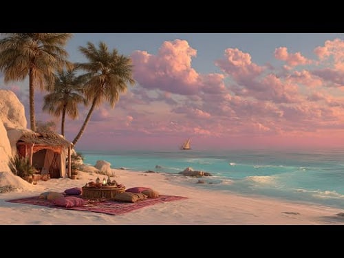 Tropical Escape | Serene Beach Vibes for Relaxation