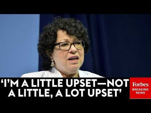 Sonia Sotomayor Shows No Mercy To DOJ Official's 'Historically Destroyed' Argument On Mail Ballots
