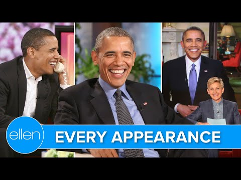 Every Time Barack Obama Appeared on the ‘Ellen’ Show