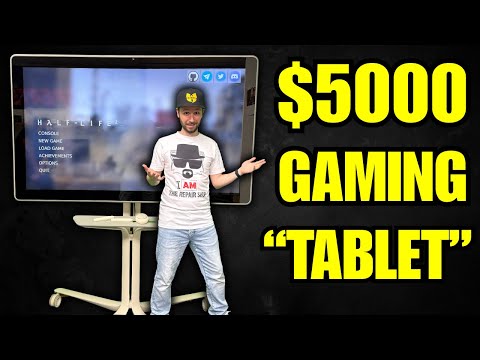 Google BRICKED Their $5000 Jamboard - I Turned it Into a 4K Android Gaming Tablet