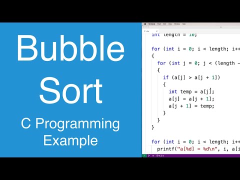 Bubble Sort | C Programming Example
