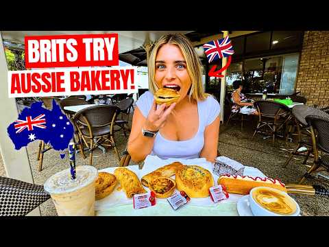 Brits Try Aussie Bakery Classics for the First Time!