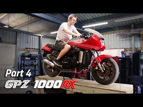 Making My Bike a Lot Cooler | 1986 GPZ1000RX Revival - Part 4