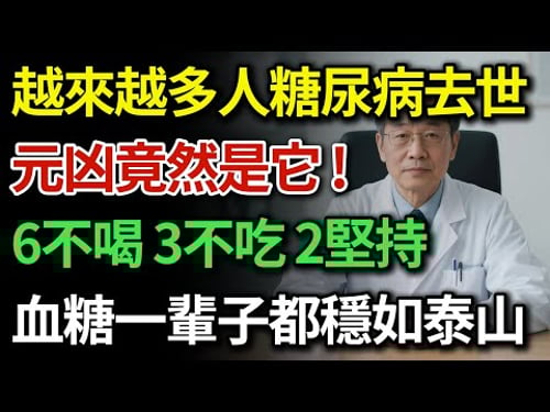 血糖降不下?兇手竟是這「6種水」和3種主食!比吃糖還毒,喝多恐洗腎、截肢!醫師:90%台灣人天天都在喝!|健康Talks|降血糖飲食禁忌|糖尿病飲食禁忌|逆轉糖尿病|如何快速降血糖|預防糖尿病併症