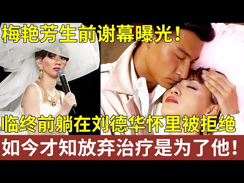 梅艳芳生前最后一幕曝光!临终前躺在刘德华怀里,提了一个要求,被拒绝后死不瞑目,如今才知放弃治疗是为了他!【明星人物大揭秘】#梅艳芳 #刘德华