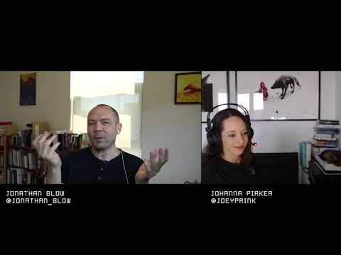 Jonathan Blow - On Game Design, Books, Movies, & many other things | gamedev Talks w Johanna Pirker