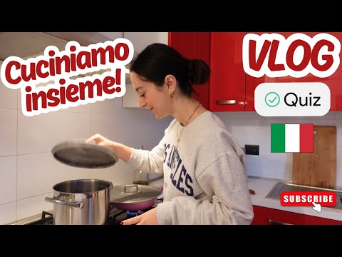 Vlog in Italia: let's cook pasta together | Learn Italian