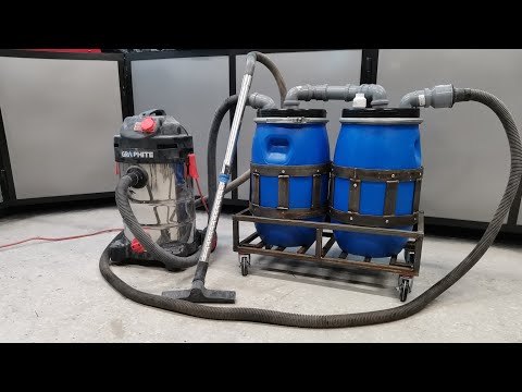 Циклон и водяной фильтр для пылесоса, двойная фильтрация!