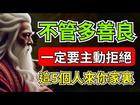 不管多善良,也要主動拒絕這5種人來家裏,否則麻煩不斷 | 智慧之海 | 智慧 人生 哲學