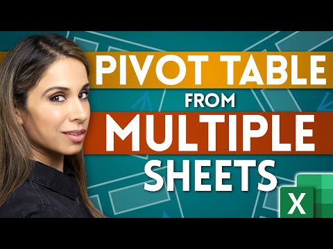 Create a Pivot Table from Multiple Sheets in Excel | Comprehensive Tutorial!