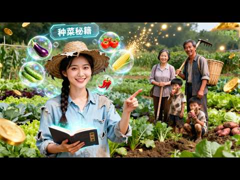 Abandoned by rich parents—I find farming magic! Crops turn to gold, we soar, all shocked!