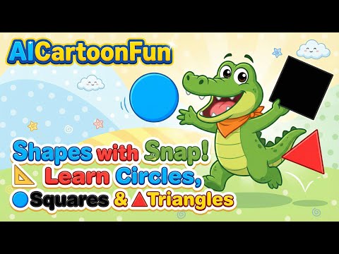 ππ Shapes with Snap! Learn Circles, Squares & Triangles π΅β¬πΊ | Kids Geometry
