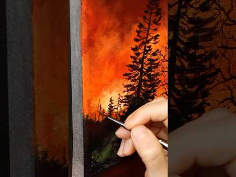 My oil painting “Where We Said Goodbye” #art #shorts