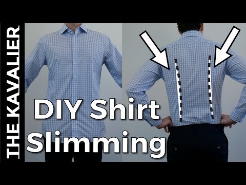 How To Slim Your Shirts With (Simple) Darts | DIY Tailor Series