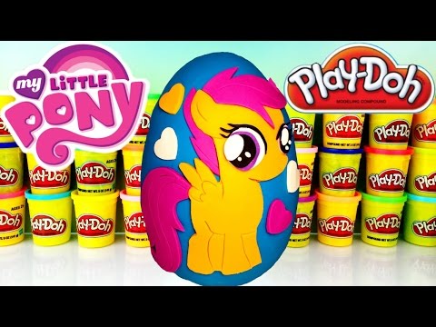 MY LITTLE PONY SCOOTALOO Play Doh Surprise Egg