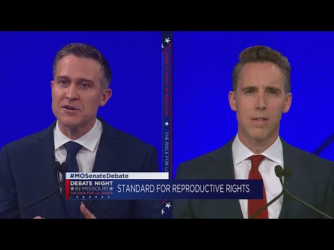 Josh Hawley, Lucas Kunce face off in U.S Senate debate