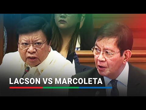 Lacson nainis kay Marcoleta: 'Are you trying to steal the show?' | ABS-CBN News