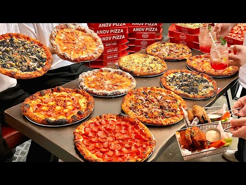 피자 끝판왕 총집합! 상상 초월 토핑과 반죽으로 초대박 터진 한국 피자들 / TOP 4 Insane Korean Pizza Collection - Korean street food