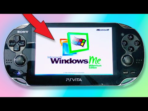 Installing Windows ME on a PlayStation Vita - Two Failures in One!
