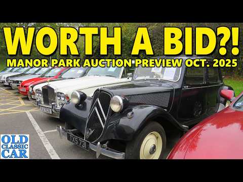 Manor Park Classics OCTOBER 2025 auction preview