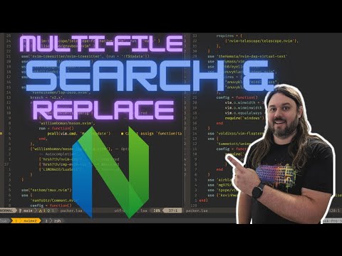 Multi-file search and replace in Neovim
