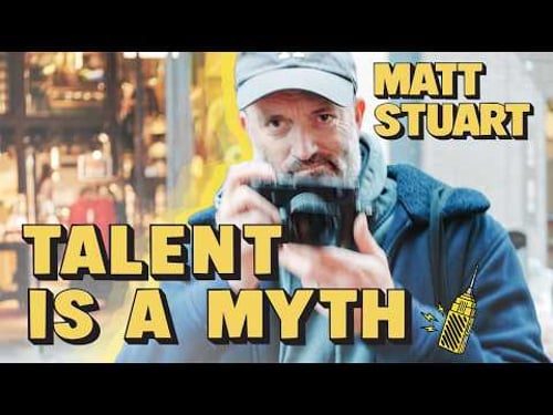 Talent Doesn't Exist in Photography - Walkie Talkie with Matt Stuart