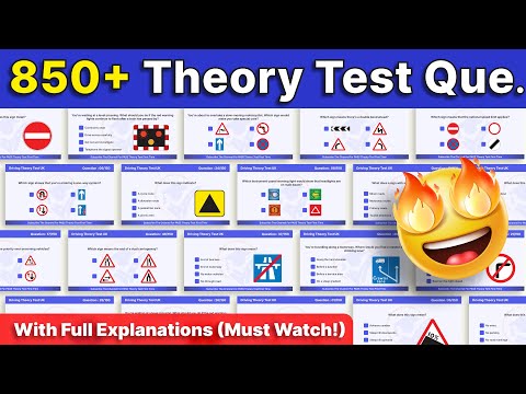 850+ UK Driving Theory Questions (DVSA Style!) | Driving Theory Test 2025 UK