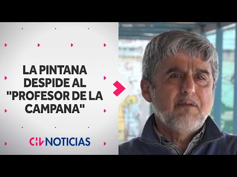 La Pintana despide al "Profesor de la campana": Estuvo más de 40 años en escuelas vulnerables